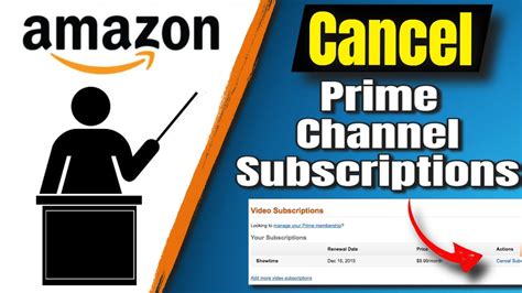 how to cancel Amazon prime tv